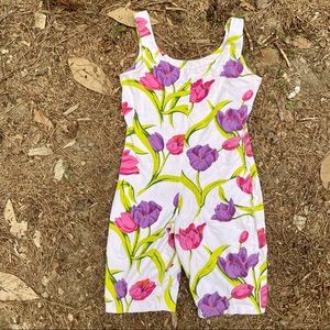 Rare Betsey Johnson spandex Romper